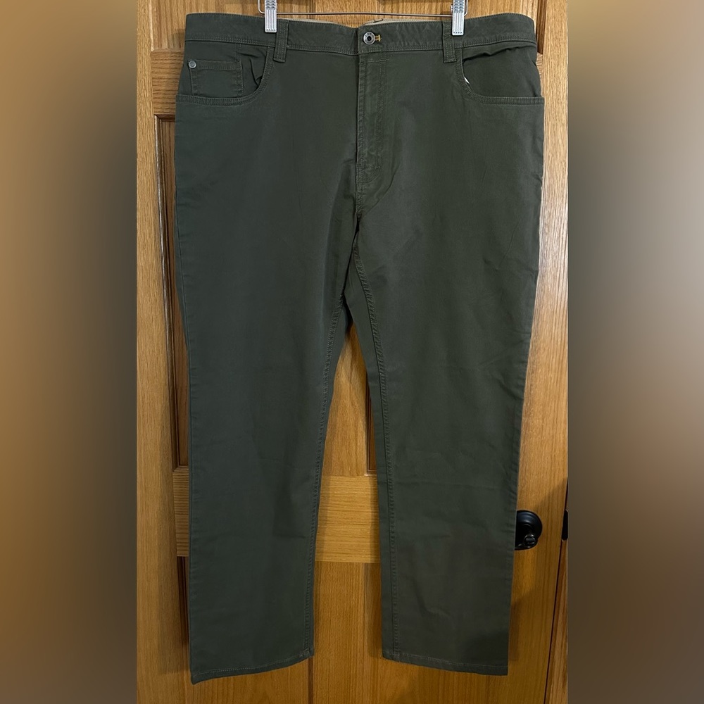 Nwt Izod Men’s 40x32 Grape Leap Weekender Stretch Twill Straight Fit Pants